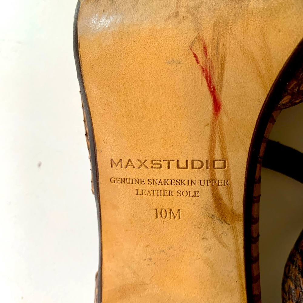 Max Studio Python Slingback Heels 🤎 *Limited Edition* - Picture 12 of 12